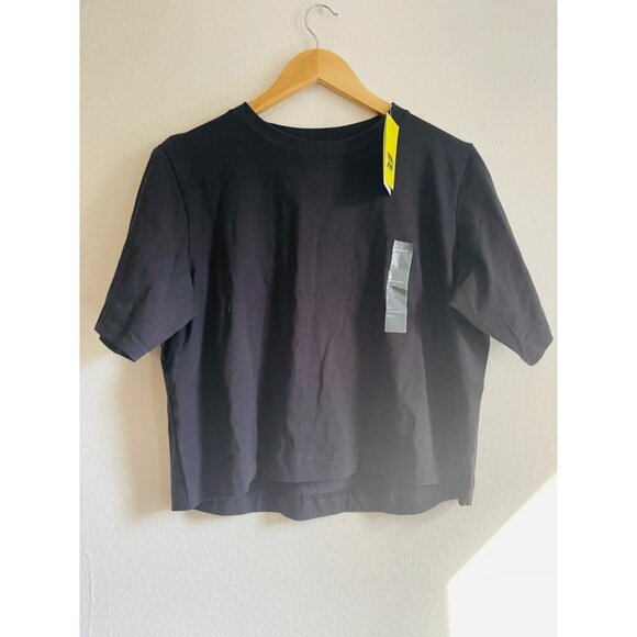 NWT All In Motion black oversized workout top size M - Picture 4 of 5